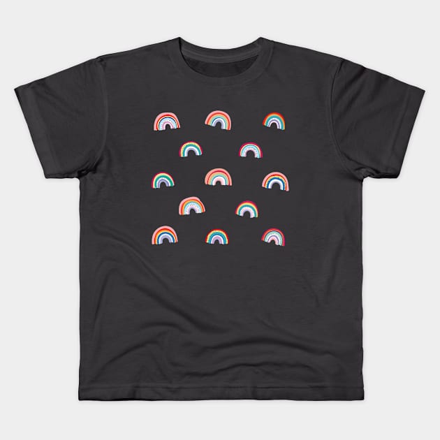 rainbow Kids T-Shirt by courtneylgraben